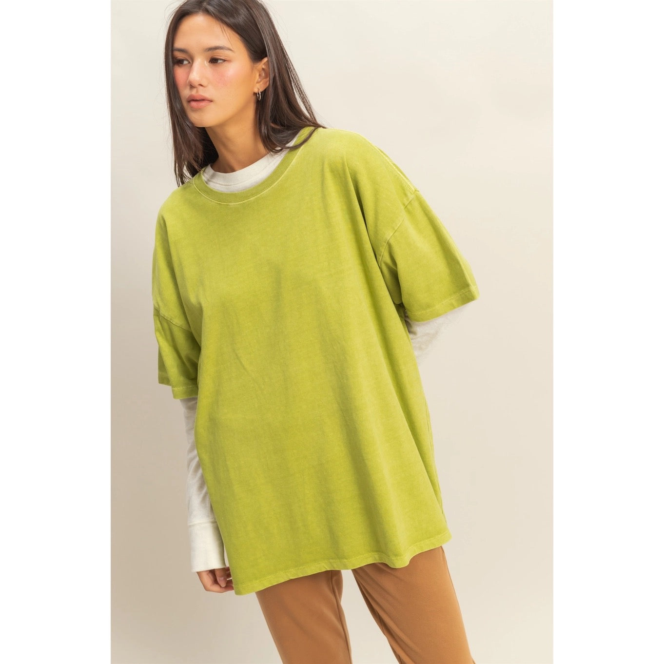 Lizzy Lime oversized t-shirt